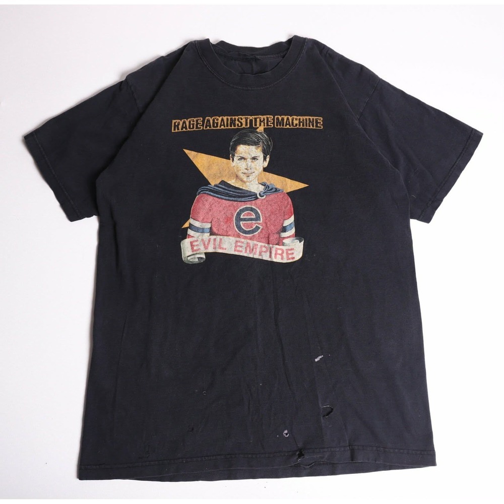 Vintage Rage Against The Machine Evil Empire T-Shirt Black Fear Is Your Only God